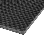 登録ナースRNカドゥセウス炭素繊維プリント カッティングボード (角)