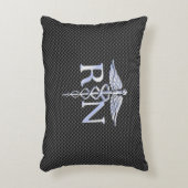 登録ナースRNカドゥセススネークカーボン アクセントクッション (正面(垂直))