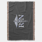 登録ナースRNカドゥセススネークカーボン スローブランケット (正面縦)