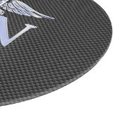 登録ナースRNカドゥセススネークブラックカーボン カッティングボード (角)