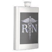 登録ナースRNカドゥセススネークブラックカーボン フラスク (右)