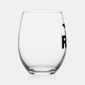 登録ナースRNステムレスワイングラス ステムなしワイングラス (右)