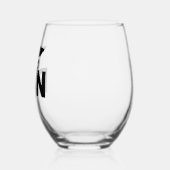 登録ナースRNステムレスワイングラス ステムなしワイングラス (左)