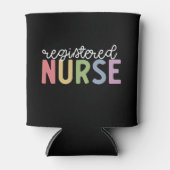 登録ナースRNナース卒業 缶クーラー (正面)
