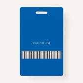 登録ナースRN医療従業者写真ID バッジ (裏面)