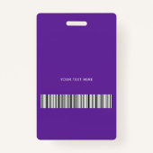 登録ナースRN医療従業者写真ID バッジ (裏面)