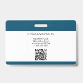 登録ナースRN医療病院IDバッジ バッジ (Back)