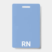 登録ナースRN従業員IDバッジ バッジ (裏面)