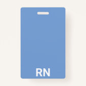 登録ナースRN従業員IDバッジ バッジ (裏面)