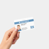 登録ナースRN病院従業員ID バッジ (手持ち)
