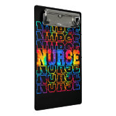 登録ナースRN CNA LPNナース看護スタッフ ミニクリップボード (アングル)