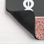 登録パーソナライズされたナースバラ金ゴールドグリッター マウスパッド (コーナー)