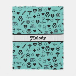登録パーソナライズされたナース フリースブランケット