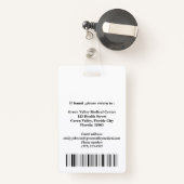 登録パーソナライズされたナースIDバッジ バッジ (裏面リトラクタブル付き)