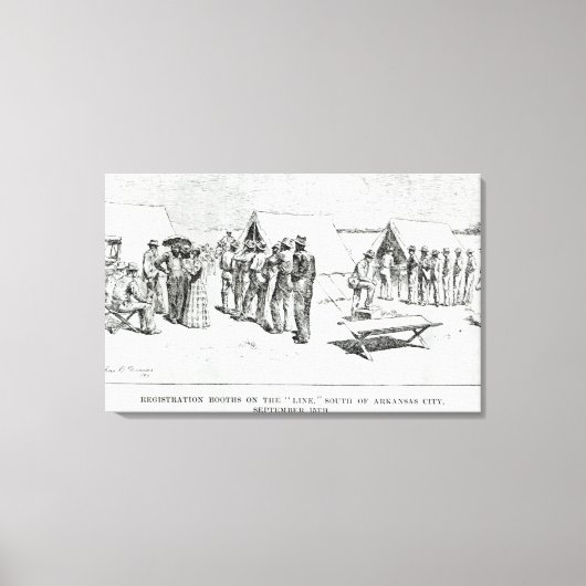 登録ブース キャンバスプリント (正面)