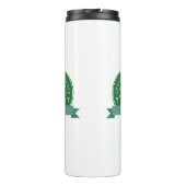 登録モダンナースRNバッパーソナライズされたジロゴ タンブラー (裏面)