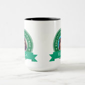 登録モダンナースRNバッパーソナライズされたジロゴ マグカップ (中央)