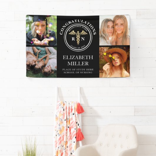 登録モダンナースRN医療研究科写真 横断幕 (インサイチュ)