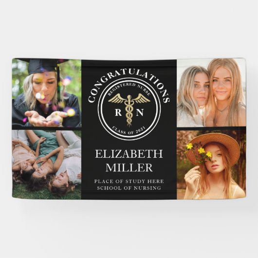 登録モダンナースRN医療研究科写真 横断幕 (横)