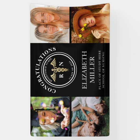 登録モダンナースRN医療研究科写真 横断幕 (縦)