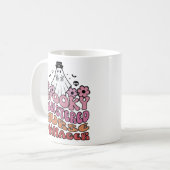 登録不気味ナース管理者女性 コーヒーマグカップ (正面左)