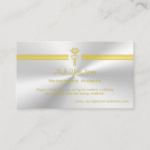 登録助産師と黄金のカドゥセウスのロゴ