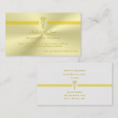 登録助産師(金のカデウスのロゴ付き) エンクロージャーカード (正面/裏面)