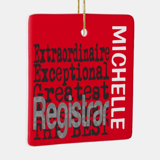 登録官の並外カスタム セラミックオーナメント (右)