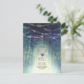 登録林の文字列ライト日付を保存 案内ポストカード (スタンド正面)