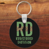 登録栄養士チーテプリントRDギフト キーホルダー (正面)