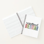 登録栄養士数々の色RDギフト ノートブック (内部)