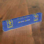 登録栄養士 デスクネームプレート (側面)