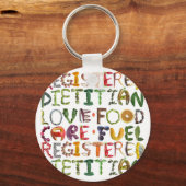 登録栄養士 – ヘルシーフードカスタマイズ-  キーホルダー (正面)