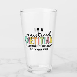 登録栄養士RD間違ったギフトおもしろいなし タンブラーグラス