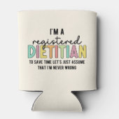 登録栄養士RD間違ったギフトおもしろいなし 缶クーラー (裏面)