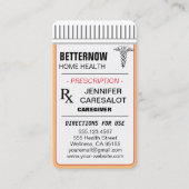 登録済みナースアポイントメントアラーム 名刺 (正面)