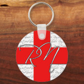 登録済みナースキーチェーン キーホルダー (正面)