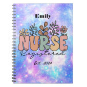 登録済みナースセットリングフォトノートブック ノートブック (正面)