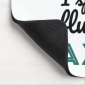 登録済エージェントI 話 Fluent Taxes マウスパッド (コーナー)