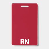 登録看護師 RN IDバッジ バッジ (裏面)