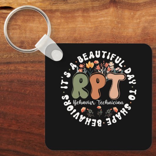 登録行動技術者のRBTの動作手順 キーホルダー (正面)