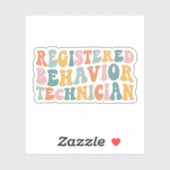 登録行動技術者RBT BCBA ABAギフト シール (シート)