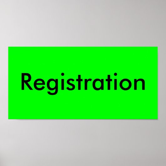 登録 ポスター (正面)