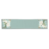 白あじさいショートテーブルランナー ショートテーブルランナー (横)