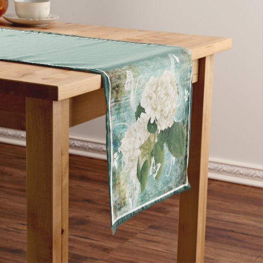 白あじさいショートテーブルランナー ショートテーブルランナー (インサイチュ)