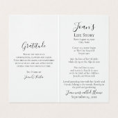 白あじさい水彩葬儀記念祈りの言葉 名刺 (内部フラット)