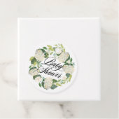 白あじさい花リース赤ちゃんシャワー フェイバータグ (インサイチュ)