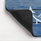 白いいかりおよびヴィンテージの青木 マウスパッド (コーナー)