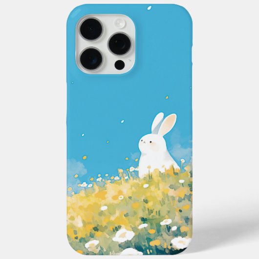 白いうさぎの草原 Case-Mate iPhoneケース (裏面)