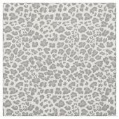 白いおよび灰色のヒョウの生地 ファブリック (見本)